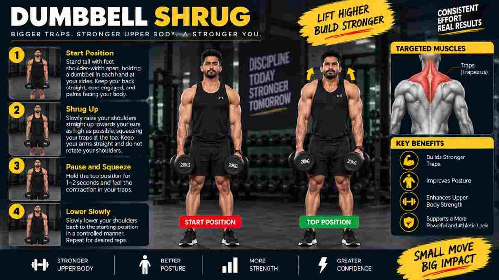 Dumbbell Shrug