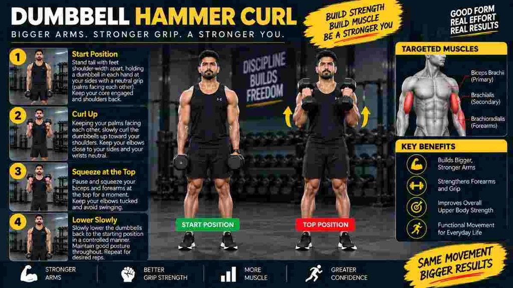 Dumbbell Hammer Curl
