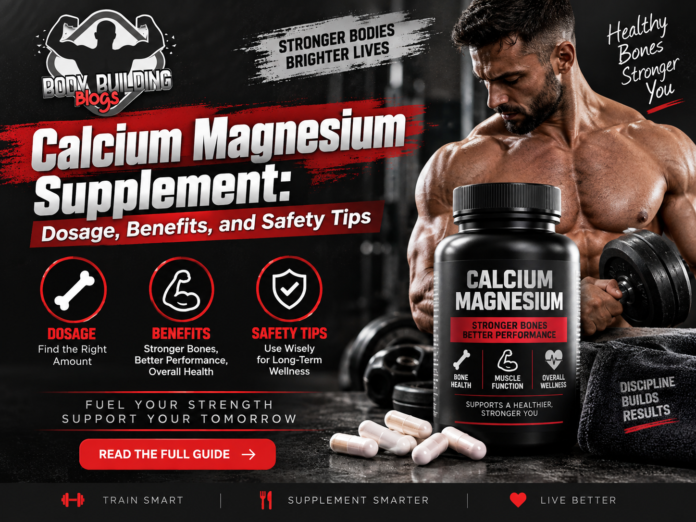 Calcium Magnesium Supplement: Dosage, Benefits, and Safety Tips