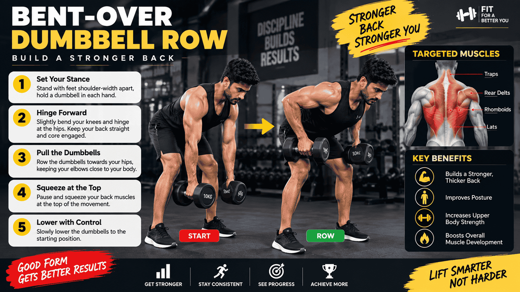 Bent-Over Dumbbell Row