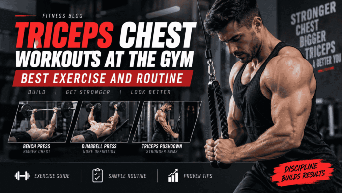 triceps chest workouts 