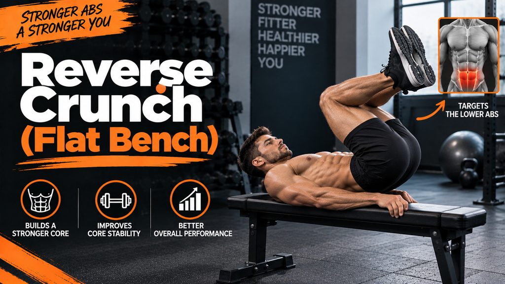 Reverse Crunch (Flat Bench)